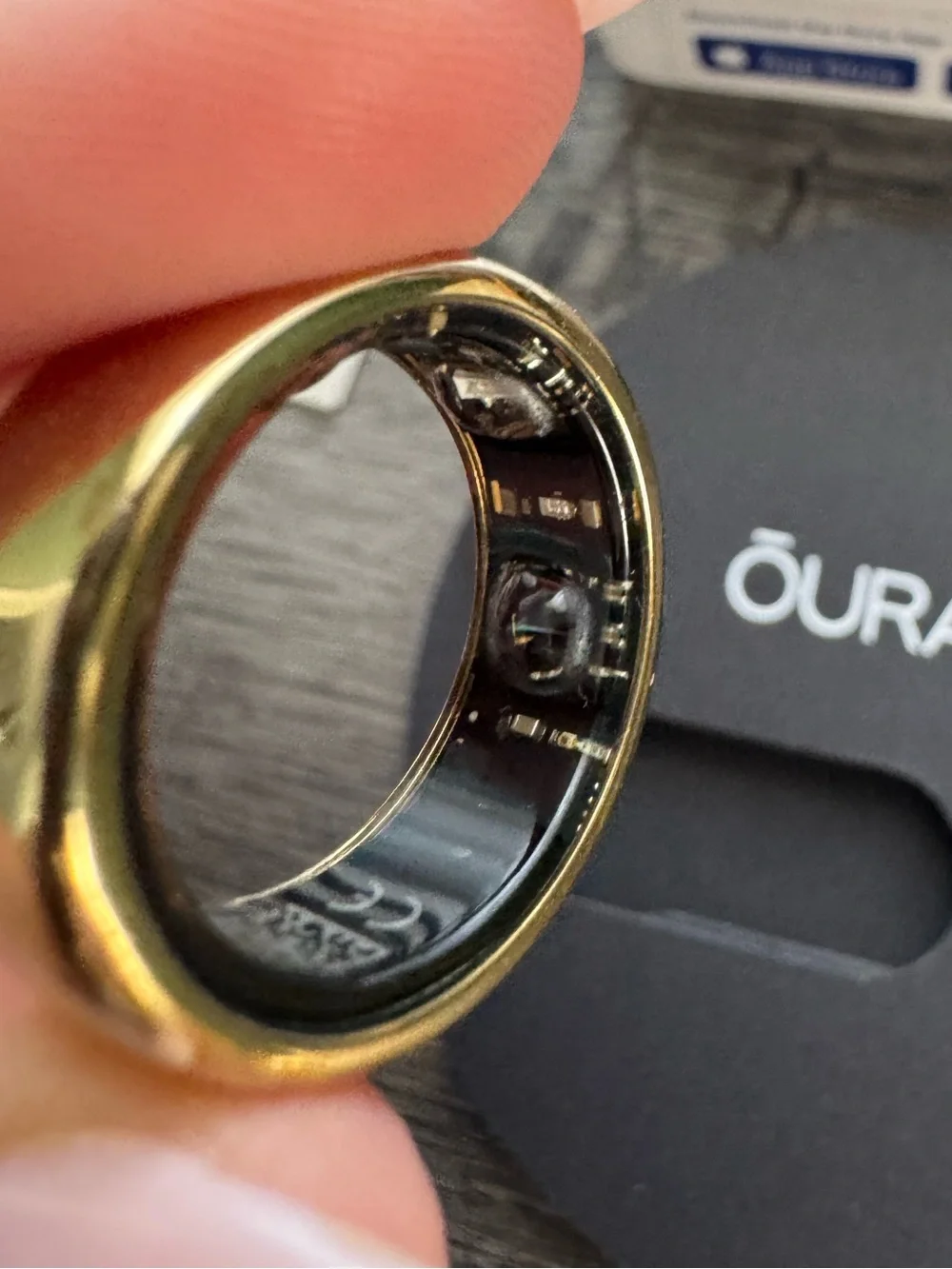 Oura Ring Gen 3 Horizon Gold Size 8 + Charger & Original Box